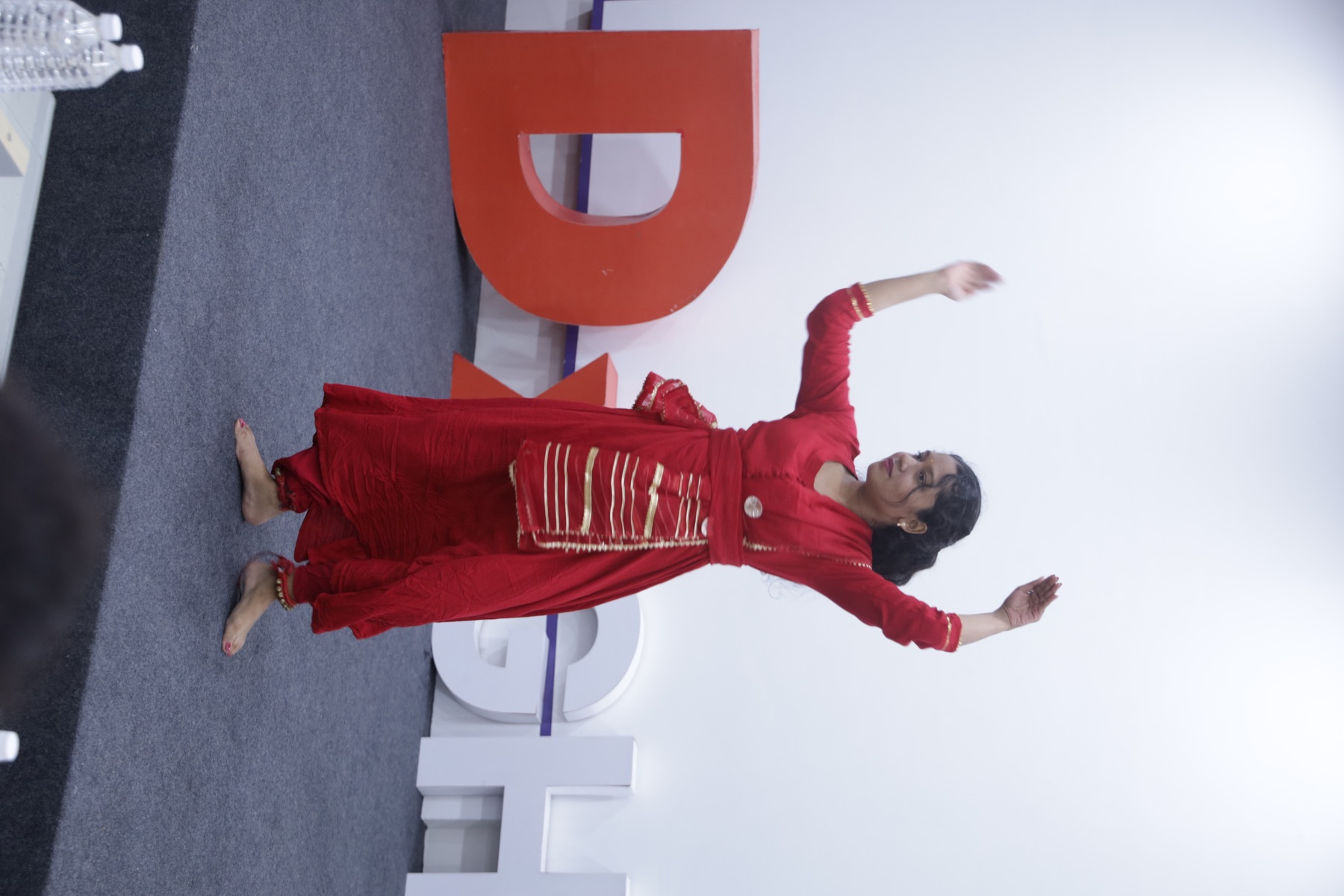Performance on the TEDxGHRCEMN stage